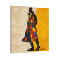 I Am Fashion Forward Afrocentric Black Man Abstract Art Canvas Wall Print