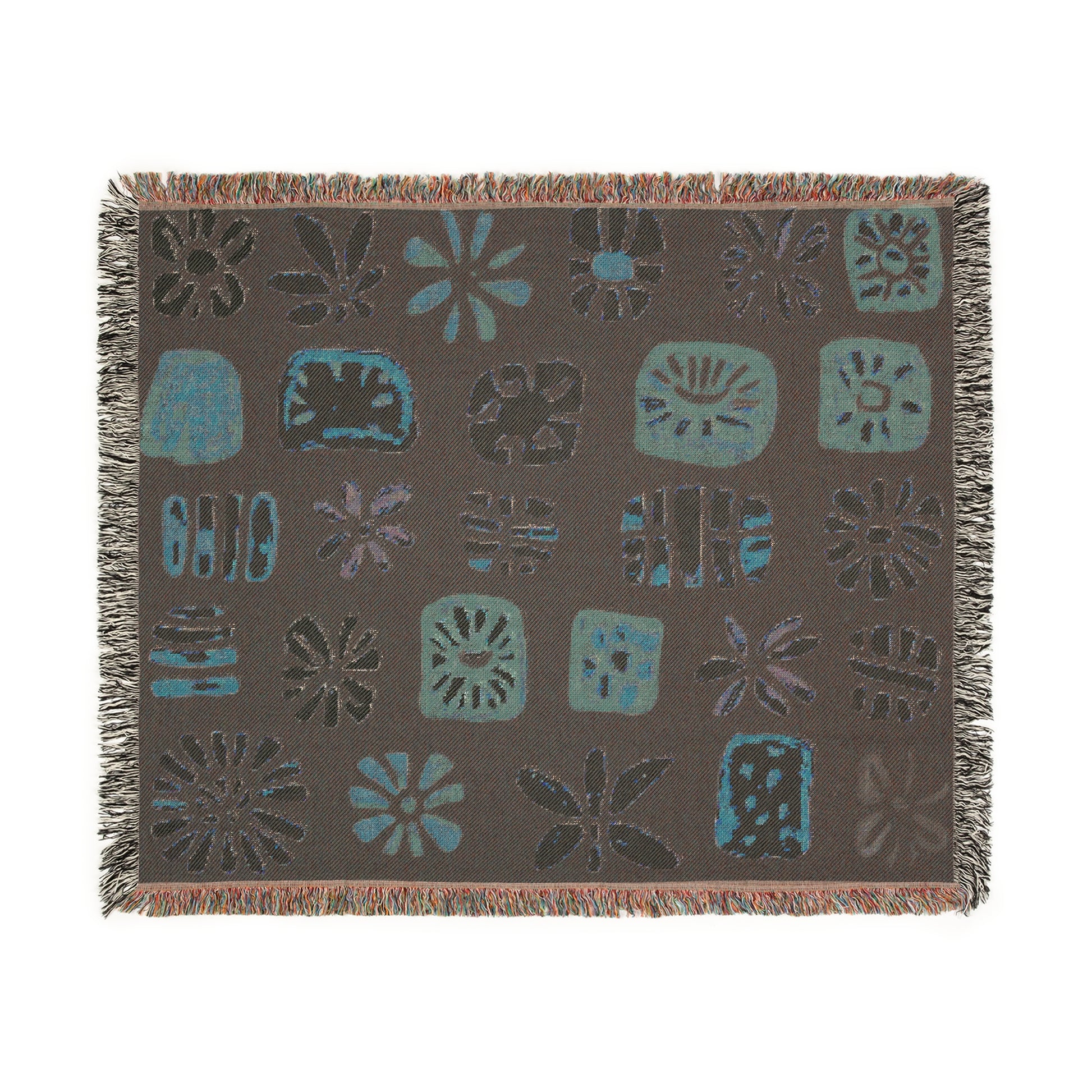 Abstract Afrocentric Art Woven Throw Blanket - Xtreme Shopper