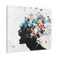 Frustration Afrocentric Black Art Canvas Wall Print