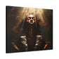 Give Me Strength Afrocentric Black Woman Inspirational Spiritual Art Canvas Wall Print