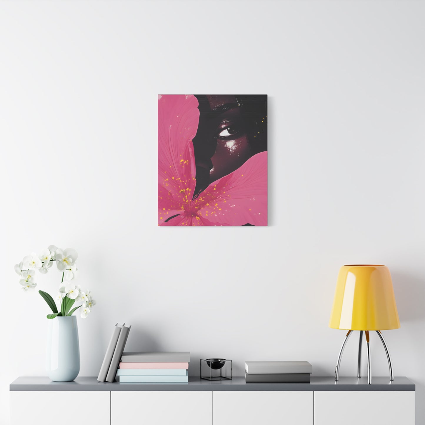 Beautiful Secrets Afrocentric Black Woman Art Canvas Wall Print - Xtreme Shopper