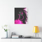 This Pink Is A Mood Afrocentric Black Woman Art Canvas Wall Print