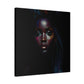 The Look Black Woman Abstract Artwork Canvas Wall Print
