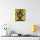 Hype Afrocentric Black Woman Art Canvas Wall Print