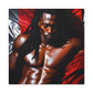 Him Afrocentric Black Artwork Canvas Wall Print