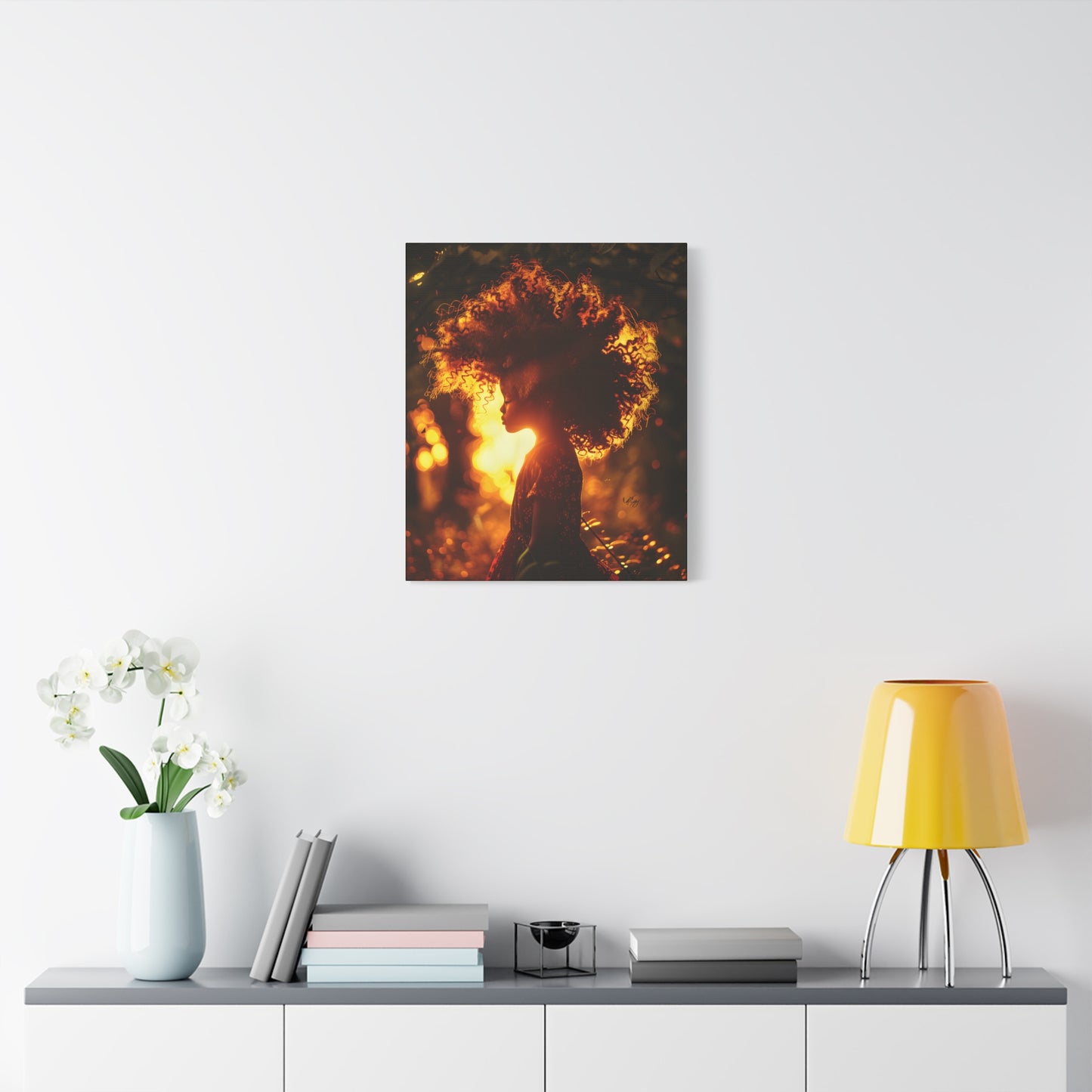 Sunrise Of Youth Afrocentric Black Art Canvas Wall Print - Xtreme Shopper