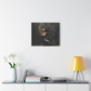 Dance In The Dark Afrocentric Black Woman Art Canvas Wall Print