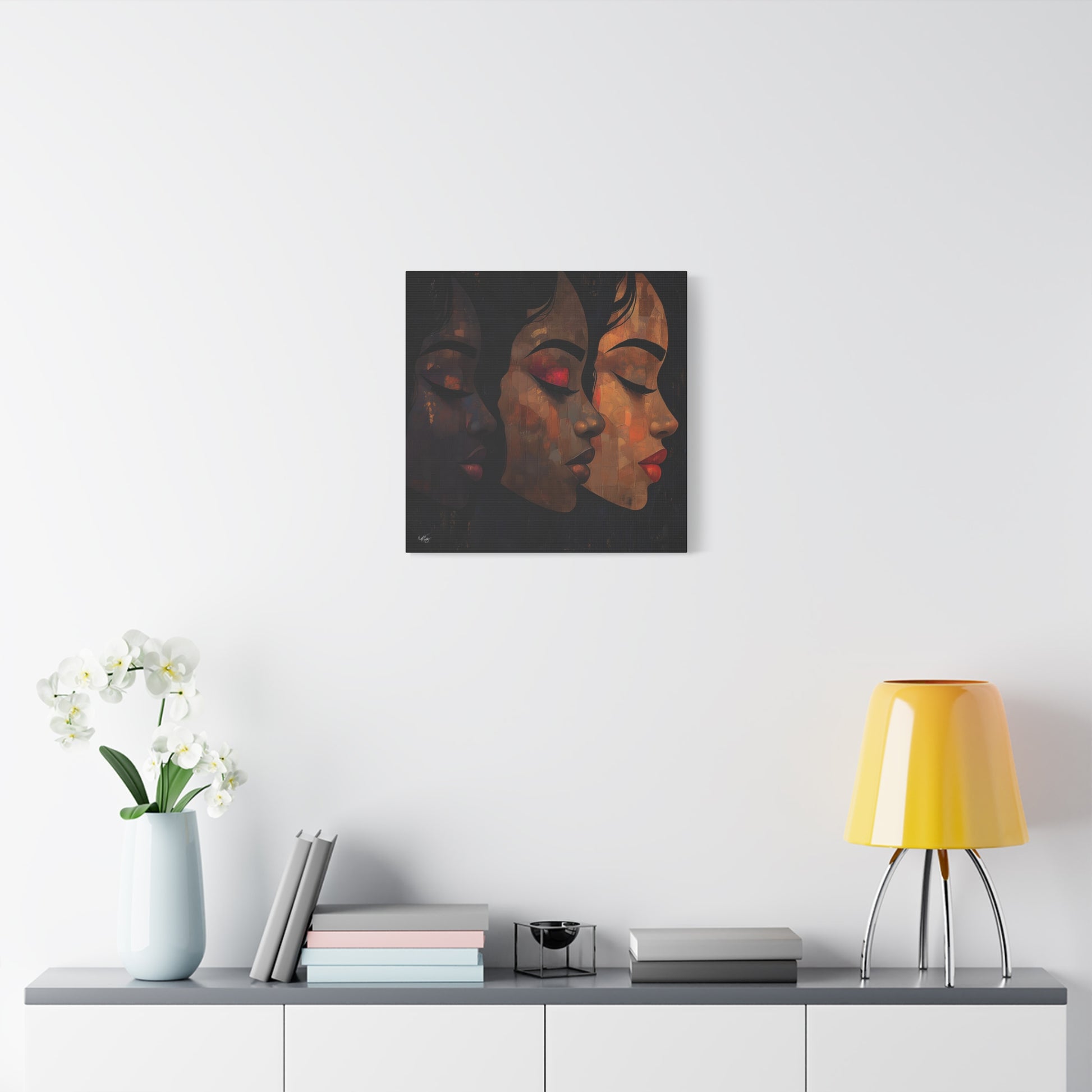 Shades Of Beauty Black Woman Art Canvas Wall Print - Xtreme Shopper