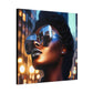 I Am A Diva Black Woman Afrocentric Art Canvas Wall Print