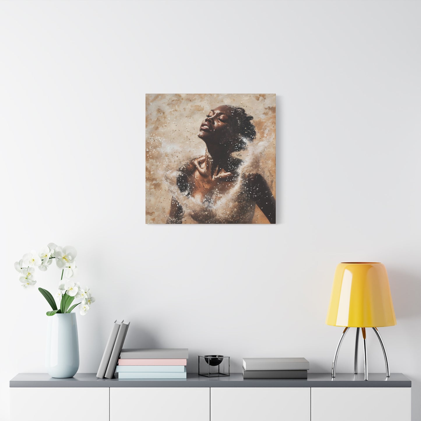 The Breakthrough Black Woman Art Canvas Wall Print