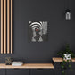 Beauty In Black And White Afrocentric Black Woman Art Canvas Wall Print