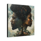 Together We Grow Afrocentric Black Art Canvas Wall Print - Xtreme Shopper