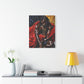 Thoughts And Desires Afrocentric Black Artwork Canvas Wall Print