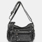 Trendy Adjustable Strap Denim Crossbody Bag