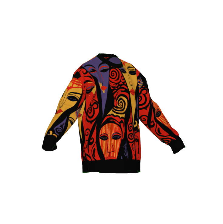 The Masks Afrocentric Crewneck Sweater - Xtreme Shopper