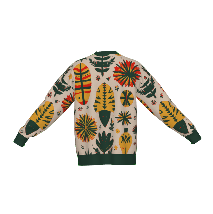 African Ornaments Holiday Crewneck Sweater - Xtreme Shopper