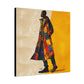 I Am Fashion Forward Afrocentric Black Man Abstract Art Canvas Wall Print