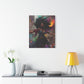 Flee To Freedom Afrocentric Abstract Black Woman Fantasy Alternative History Art Canvas Wall Print