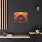 Sunkissed Afrocentric Black Woman Abstract Art Canvas Wall Print