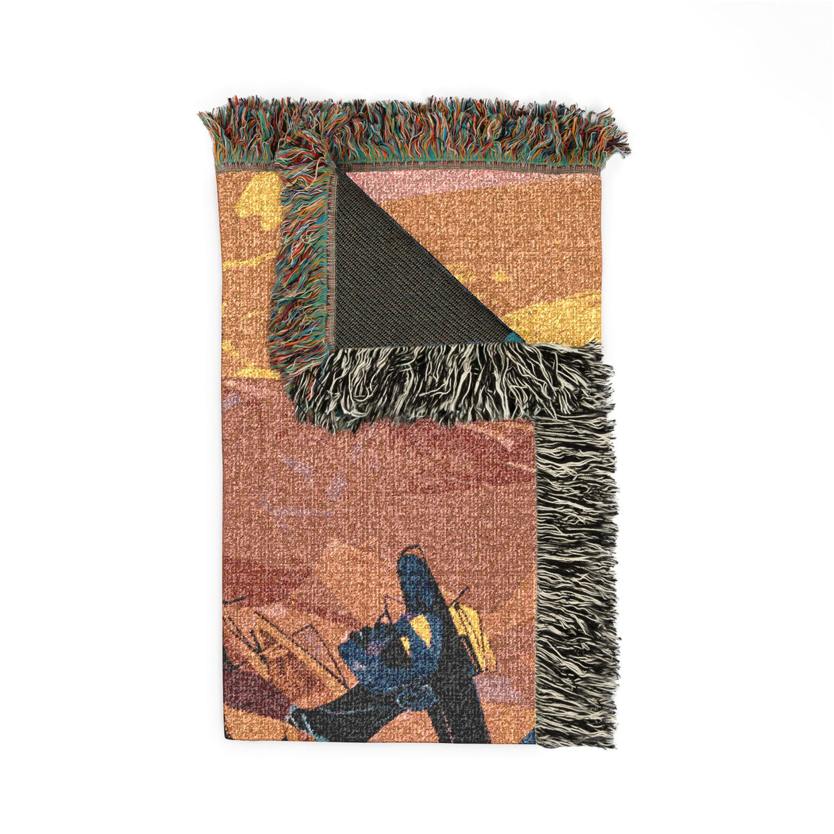 So Cool Black Art Woven Throw Blanket