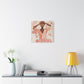 Relax It Will Be Okay Afrocentric Black Woman Abstract Art Canvas Wall Print