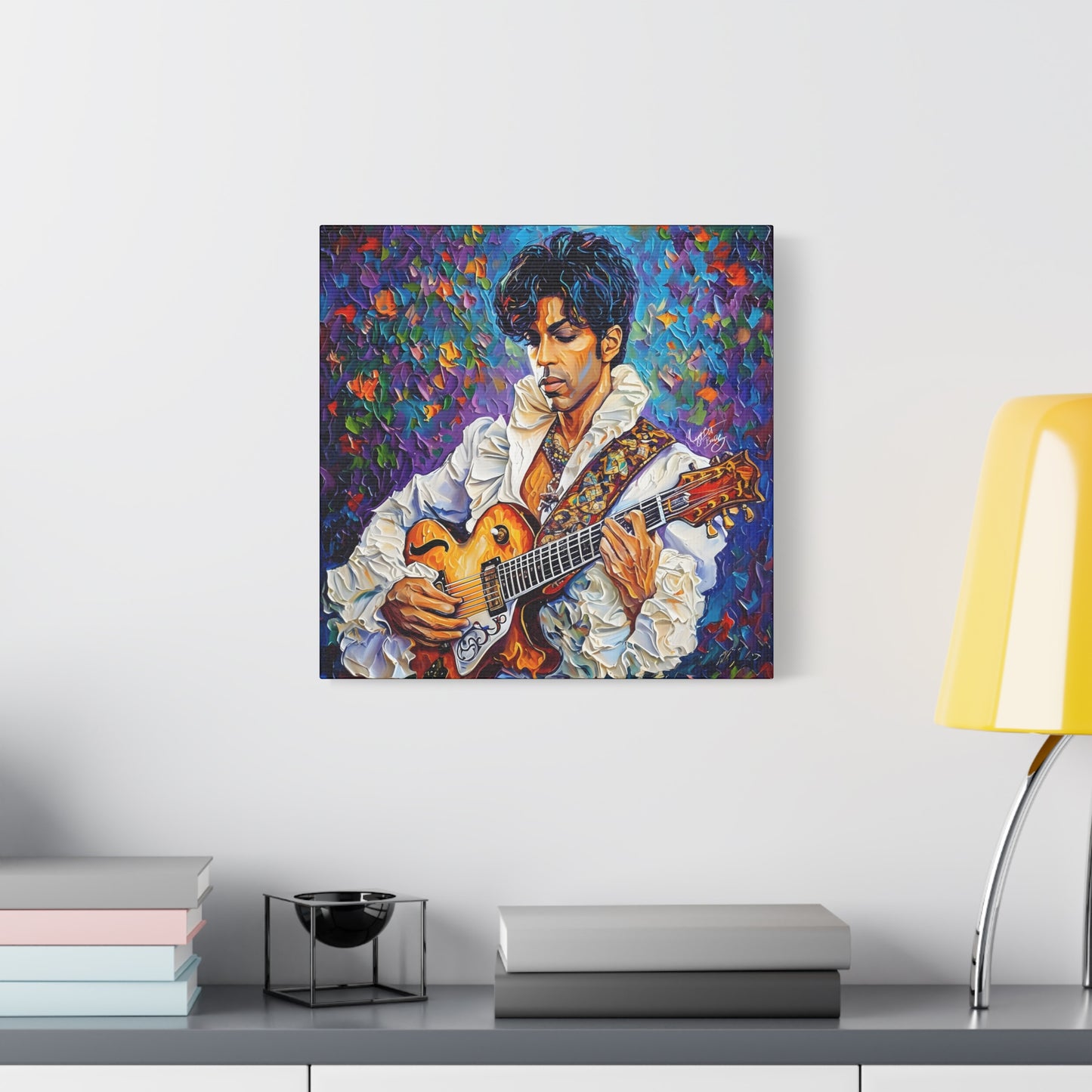 Prince The Artist Afrocentric Black Man Art Canvas Wall Print