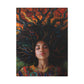 Rooted In My Mind Afrocentric Black Woman Inspirational Spiritual Art Canvas Wall Print - Xtreme Shopper