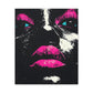 Anticipation Black Woman Art Canvas Wall Print
