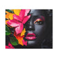 Everything is Beautiful Afrocentric Black Woman Art Canvas Wall Print