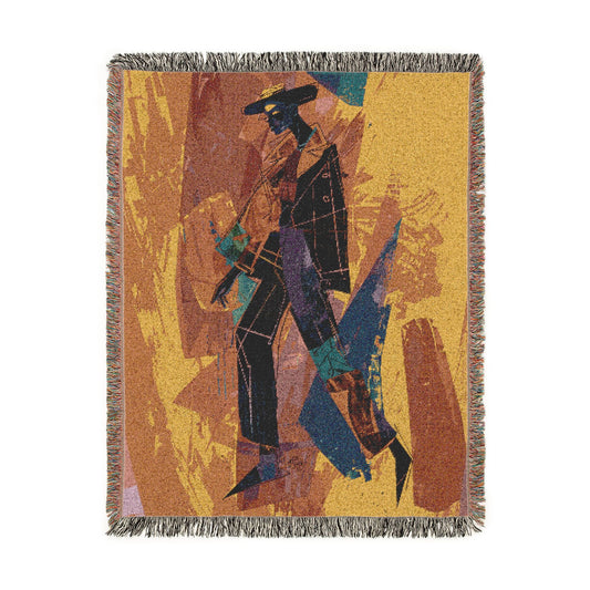 So Cool Black Art Woven Throw Blanket