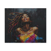 Euphoria Afrocentric Black Woman Abstract Art Canvas Wall Print - Xtreme Shopper