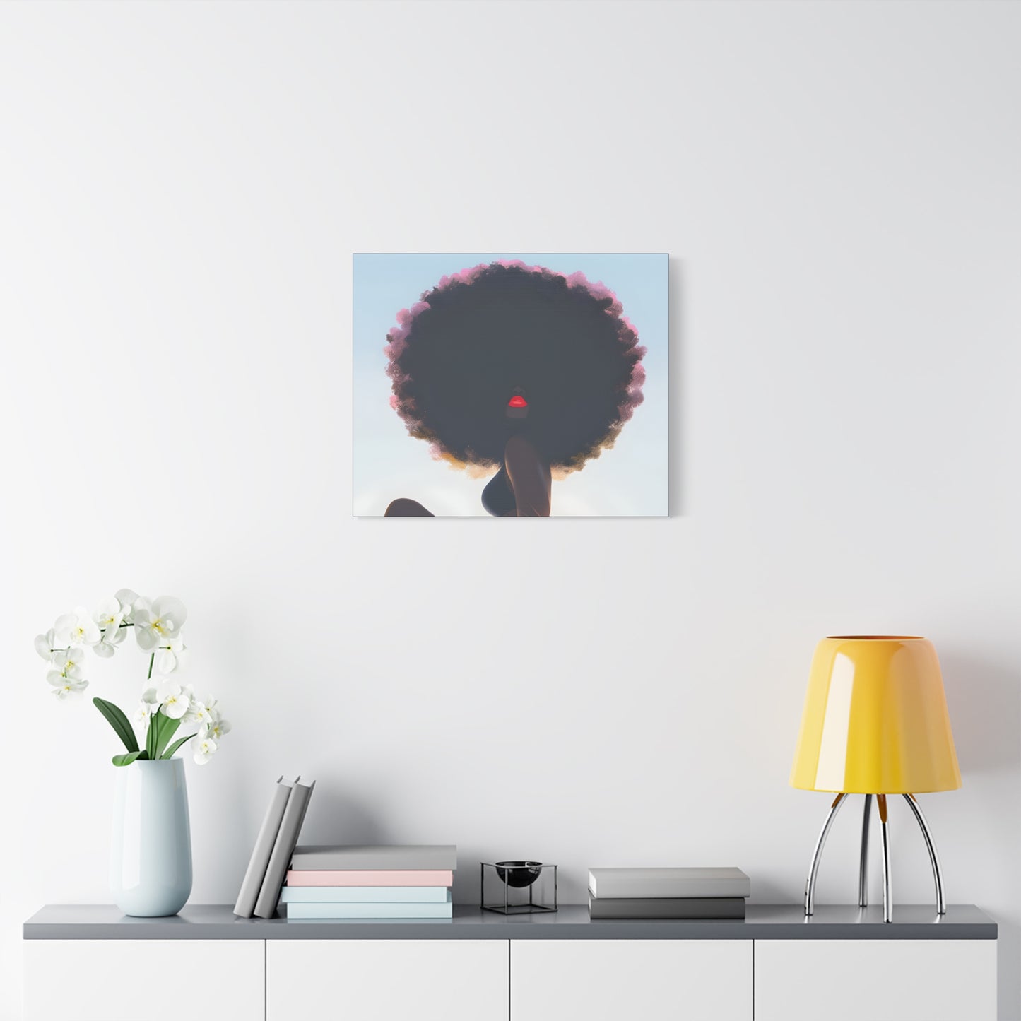I Am That Chick Afrocentric Black Woman Abstract Fantasy Art Canvas Wall Print - Xtreme Shopper