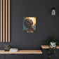 Worship The Sun Afrocentric Black Woman Art Canvas Wall Print