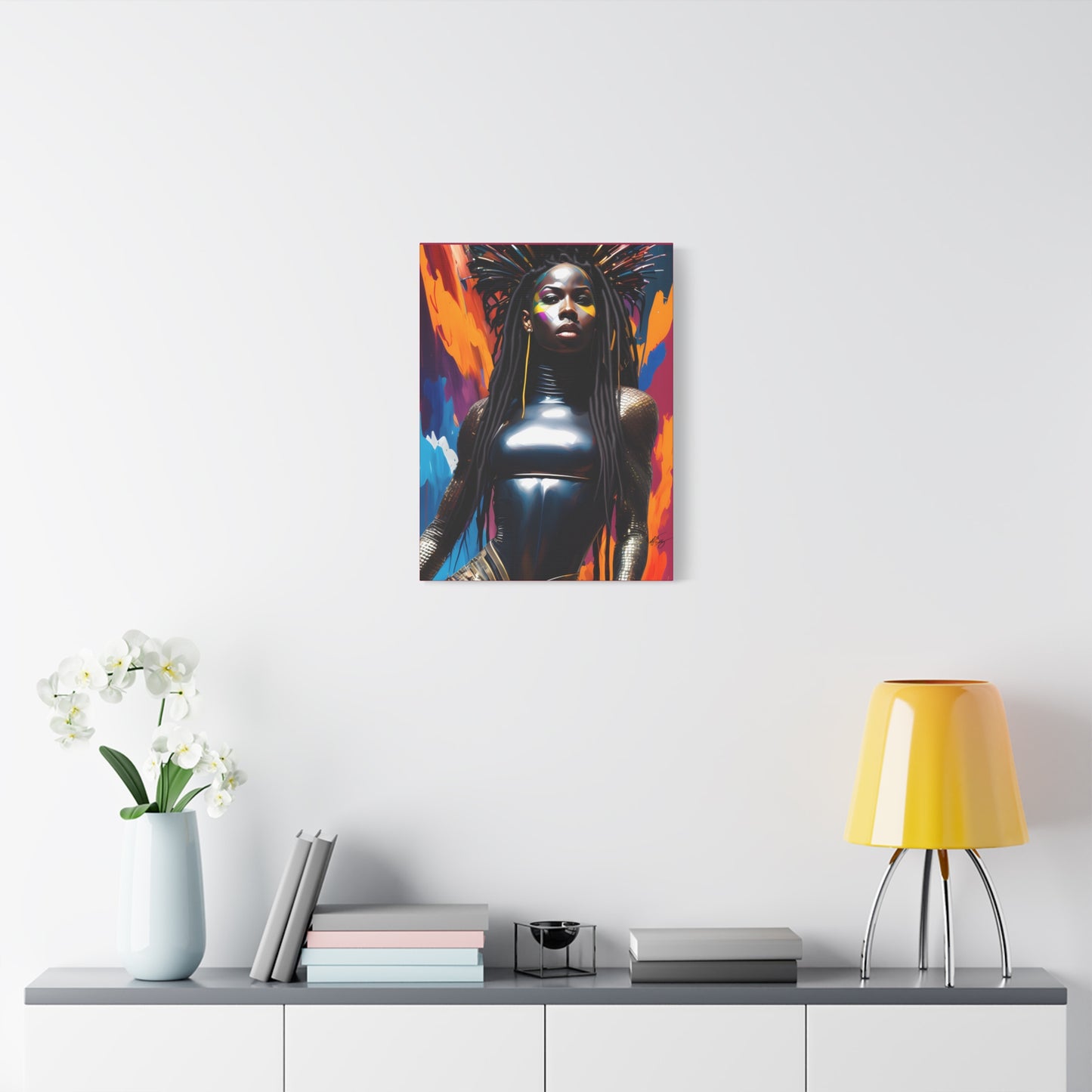 You Can't Take My Crown Abstract Black Woman Artwork Canvas Wall Print - Xtreme Shopper