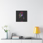 Original Makeup Black Woman Art Canvas Wall Print