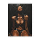 At The End Of The Day Afrocentric Black Woman Art Canvas Wall Print