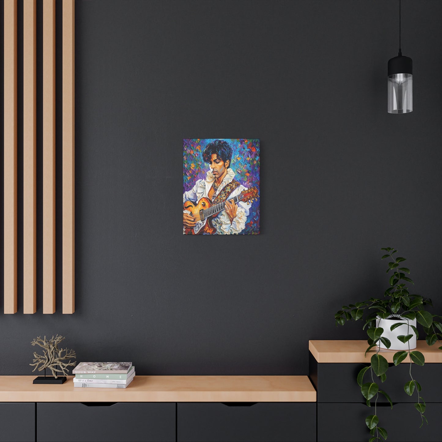 Prince The Artist Afrocentric Black Man Art Canvas Wall Print