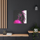 This Pink Is A Mood Afrocentric Black Woman Art Canvas Wall Print