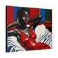 I'll Think About It Afrocentric Black Woman Abstract Art Canvas Wall Print - Xtreme Shopper
