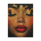 Just Meditate On It Black Woman Art Canvas Wall Print