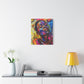 Beautiful and At Peace Afrocentric Black Woman Art Canvas