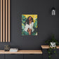 It's A Beautiful Day Afrocentric Black Woman Abstract Art Canvas Wall Print