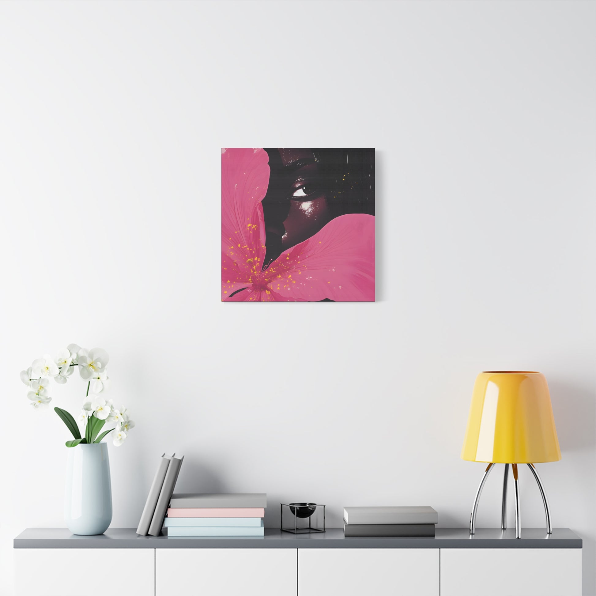 Beautiful Secrets Afrocentric Black Woman Art Canvas Wall Print - Xtreme Shopper