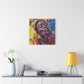 Beautiful and At Peace Afrocentric Black Woman Art Canvas
