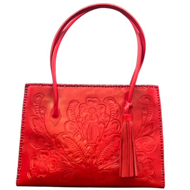 The Amy Boho Leather Tote Bag