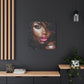 I'm Parched Afrocentric Black Woman Art Canvas Wall Print