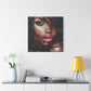 I'm Parched Afrocentric Black Woman Art Canvas Wall Print