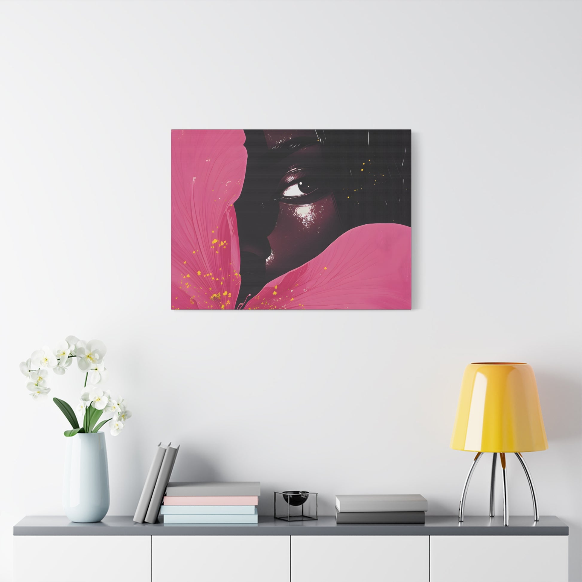 Beautiful Secrets Afrocentric Black Woman Art Canvas Wall Print - Xtreme Shopper