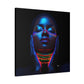 My Future Is Brighter Than The Darkness Black Woman Art Canvas Wall Print