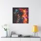 Colors Of The Universe Afrocentric Black Woman Abstract Fantasy Art Canvas Wall Print